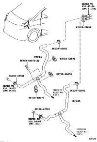 8720958370-HOSE, HEATER WATER, INLET