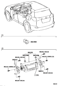 861200R170-RECEIVER ASSY, RADIO