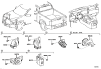 865600C010-HORN ASSY SECURITY