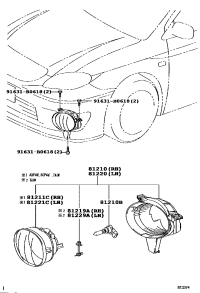 812100D061-LAMP ASSY, FOG