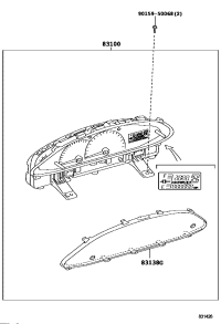 838000DF20-METER ASSY, COMBINAT