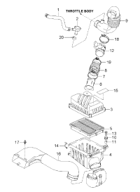 281382E200-HOSE-AIR INTAKE