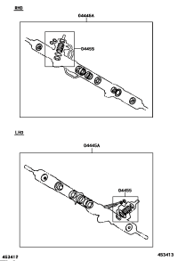 0444560090-GASKET KIT, POWER STEERING GEAR(FOR RACK & PINION)