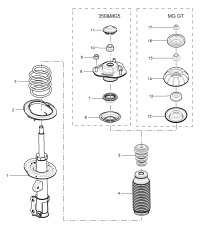 10215670-Spring, front suspension