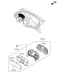 94013A7250-CLUSTER ASSY-INSTRUMENT