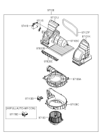 972061E001-BLOWER UNIT