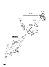 934903V310-CONTACT ASSY-CLOCK SPRING