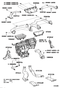 558400T010-DUCT ASSY, HEATER TO REGISTER, NO.6
