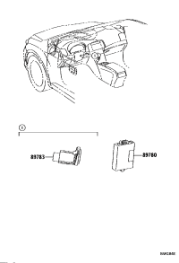 897800T020-COMPUTER ASSY, TRANSPONDER KEY