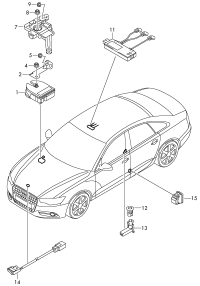 8T1951285-Bracket, for electronic siren