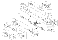 49500C0200-JOINT ASSY-CV LH