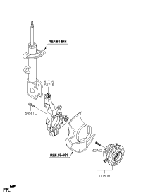 51716C0000-KNUCKLE-FRONT AXLE,RH