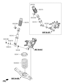 55331C0000-PAD-RR SPRING UPR
