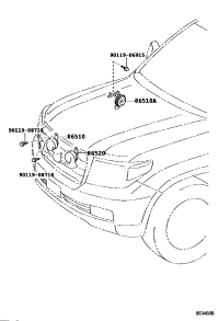 8651030710-HORN ASSY, HIGH PITCHED
