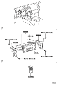8619060030-ADAPTER ASSY, STEREO JACK, NO.1