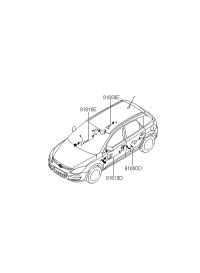 916101Z040-WIRING ASSY-FR DR(PASS)