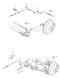 3BD609722E-Brake cable