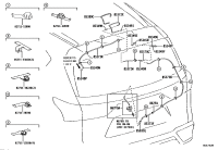 8539160160-NOZZLE, REAR WASHER