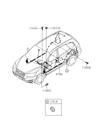 915402B322-WIRING ASSY-FLOOR