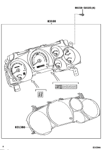 838000CK50-METER ASSY, COMBINAT