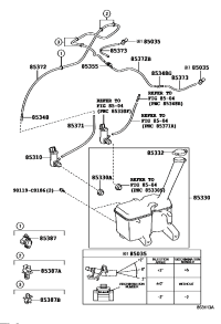 9006833189-HOSE, REAR WASHER (FROM JOINT TO JOINT OR NOZZLE)