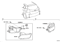 815800D160-LAMP ASSY, REAR FOG, RH