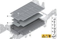 61277625062-Cover high voltage battery unit