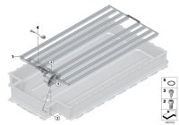 61277625078-Battery unit, cooler high voltage