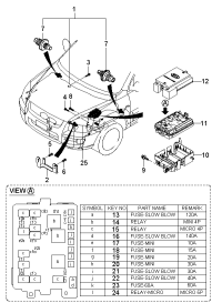 912141F240-WIRING ASSY-FRT