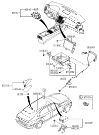 965553N600AF-ANTENNA ASSY-COMBINATION