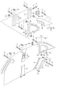 3B0867243D-Guard B- pillar