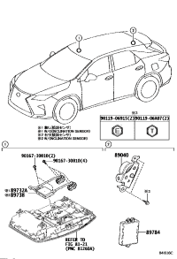 8904048070-SIREN ASSY, THEFT WARNING