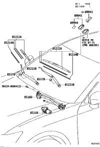 8521130790-ARM, FR WIPER, RH