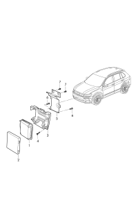 L55G907461-BRACKET,HARNESS