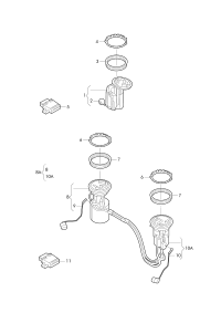 L5QG919051C-FUEL PUMP W/SENDER UNIT-VWPOLO