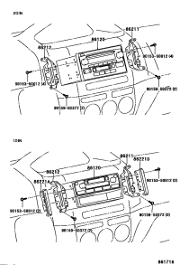 861200D090-RECEIVER ASSY, RADIO