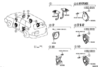 8616035080-SPEAKER ASSY, FRONT NO.1