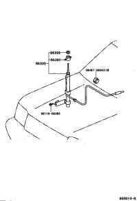 8630060120-ANTENNA ASSY, W/HOLDER