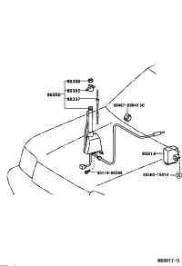 8591460110-RELAY, MOTOR ANTENNA CONTROL