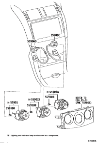 5590102041-BASE SUB-ASSY, HEATER CONTROL