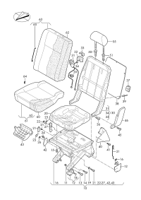 N10286111-Nut, self-locking hexagon