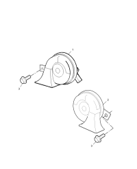 10014175-HORN ASSY, HIGH PITCHED