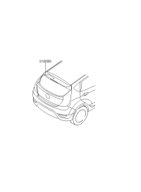 916800U010-WIRING ASSY-TAIL GATE