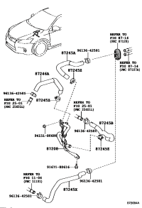 8720876020-Pipe sub-assy, heater water