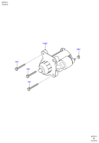 8V2111000BE-STARTER12V 9TFORD RANGER 9T