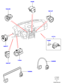 YUG500420-SWITCH,KEY LESS-IG.SWITCH