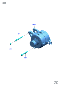 JD8T10300AA-ALTERNATOR, 12V 80A 4PK, TOYOTA