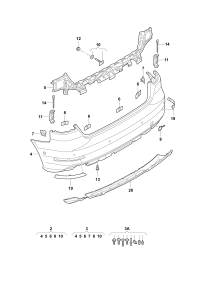 L8V5807067AGRU-Bumper cover