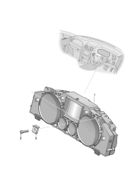 3W0920851P-CLUSTER ASSY-INSTRUMENT