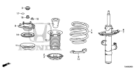 51611TVAL91-Absorber unit r-fr